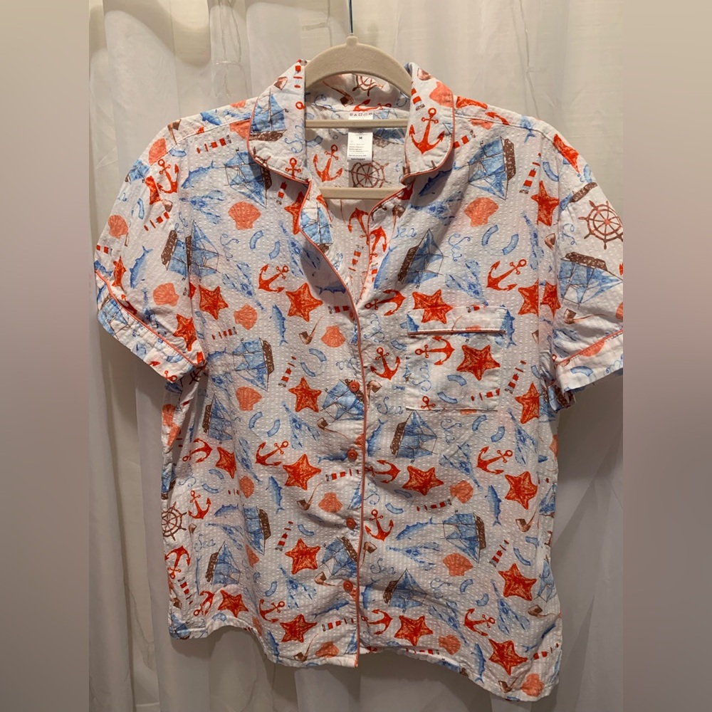 Serra Nautical Sea Seer Sucker Pajama Set - Picture 5 of 10